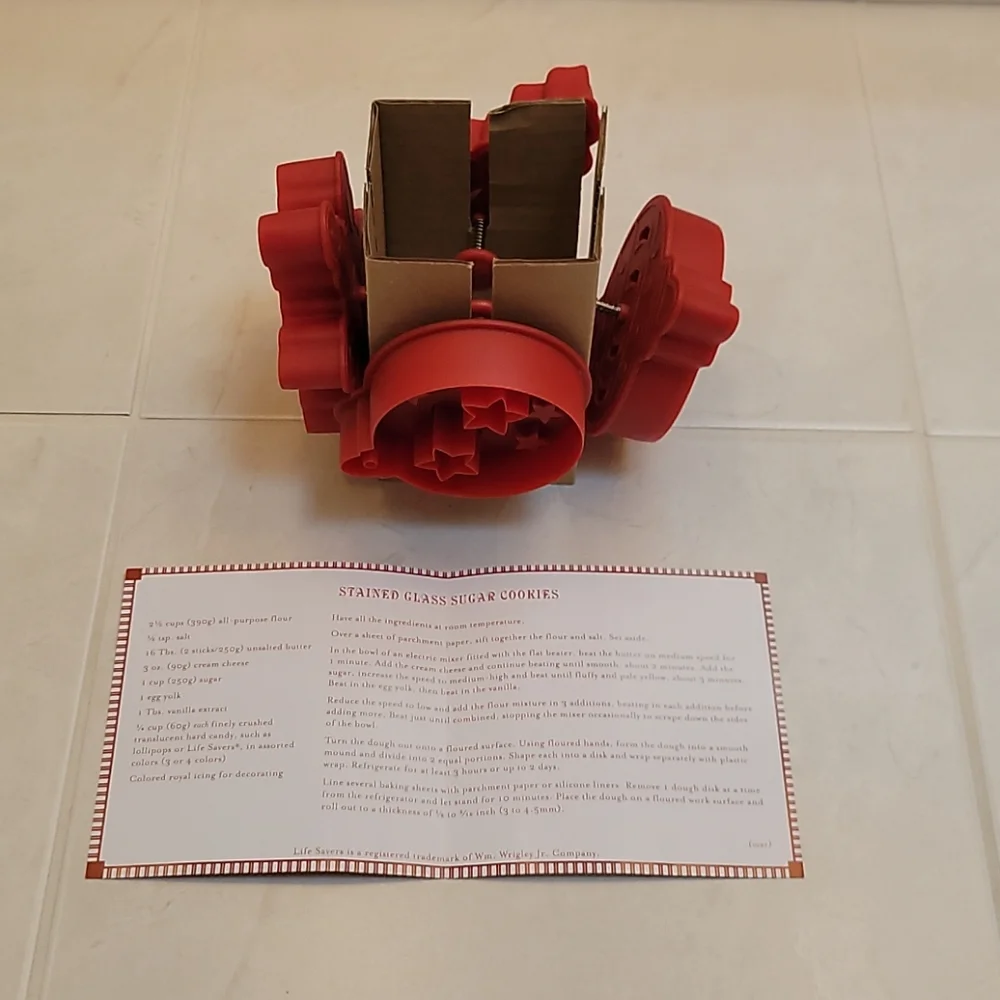 Williams-Sonoma Stain Glass Cookie Cutters NIB
